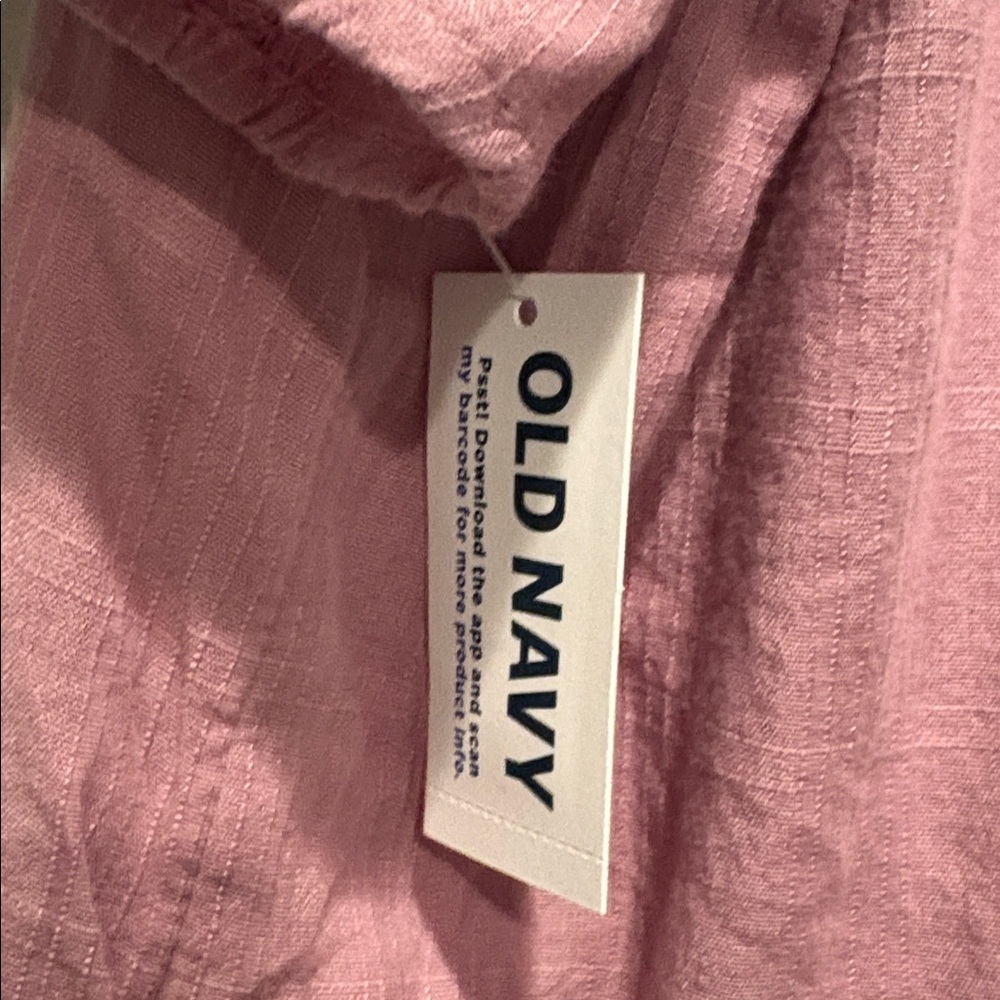 Old Navy - NWT! Women's Flutter Sleeve Dobby Top - Blouse. Size XL. Pink/Maeve - Picture 8 of 14